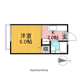 ルミナス吉祥寺【1階】の間取り