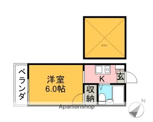 メグハイム【1階】の間取り