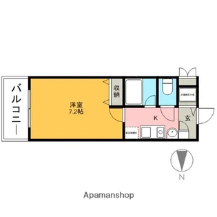 オーチャードヒル【3階】の間取り