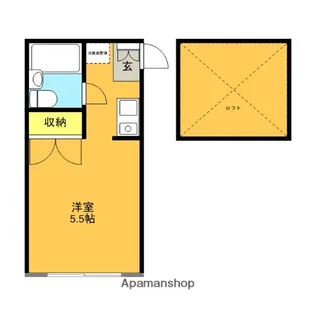 シャンテ崎山【2階】の間取り