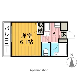 リエックス吉祥寺【6階】の間取り