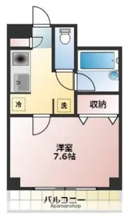 KSキャトルセゾンⅢ大島【3階】の間取り
