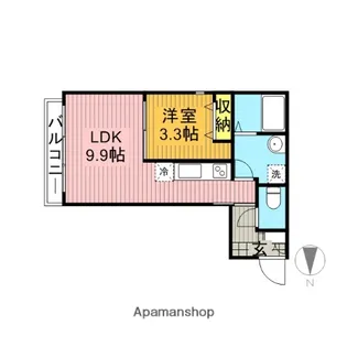 シルフィード【2階】の間取り