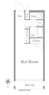 グローバルK【4階】の間取り