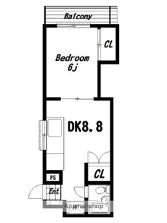 シンセイビル【9階】の間取り