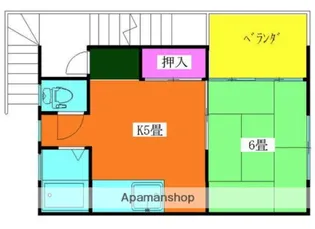 マエザワハイツ【2階】の間取り