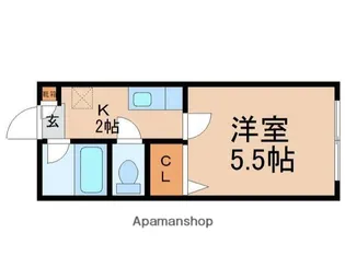 ウッディハイツ【2階】の間取り