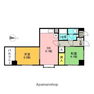 ライオンズマンション亀戸第3【10階】の間取り