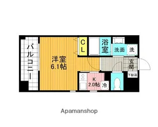 レジデンシア カルマール【3階】の間取り