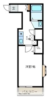 クリスタル・ハイツ青井【3階】の間取り