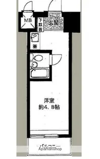 ダイアパレス亀戸【9階】の間取り