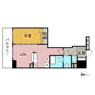 エスティメゾン錦糸町Ⅱ【4階】の間取り