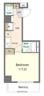 エルニシア亀戸【4階】の間取り