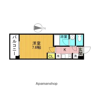 ドゥーエ西大島Ⅱ【9階】の間取り