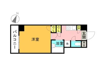 プライムアーバン亀戸【1階】の間取り