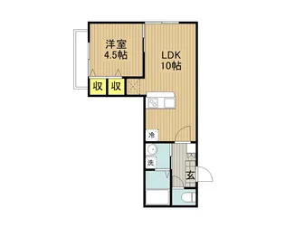 カーサ・エマオ【2階】の間取り