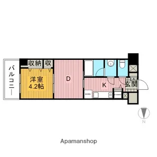 日神デュオステージ亀戸【5階】の間取り