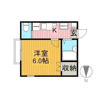 TMT壱番館【2階】の間取り