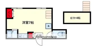 ロフトハウスマルヨシ【2階】の間取り
