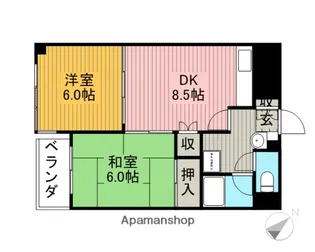 ガーデン欣志ビル【7階】の間取り