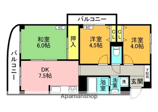 レピドール福田I【5階】の間取り