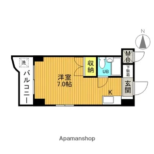 エレガンス綾瀬6【8階】の間取り