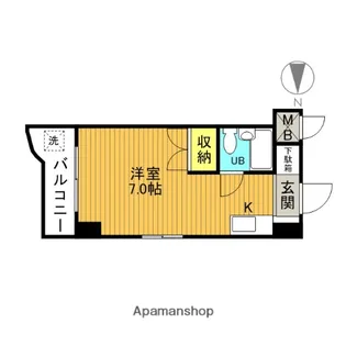 エレガンス綾瀬6【8階】の間取り