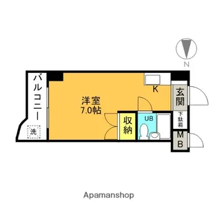エレガンス綾瀬6【3階】の間取り