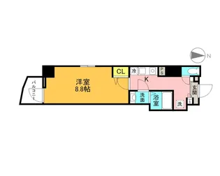 カーサ ユタカ【2階】の間取り