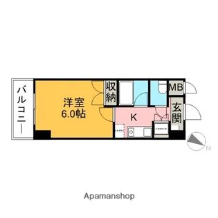 エルヴィエントアース墨田吾妻【6階】の間取り