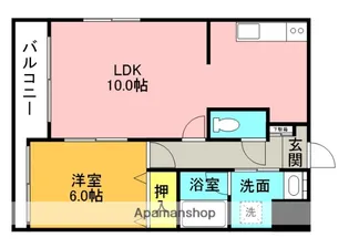 ファミール・サンドエル【3階】の間取り