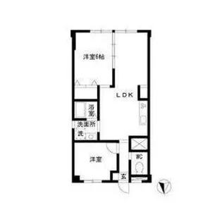 綾東ヴィレッジ壱番館【4階】の間取り