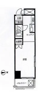 グローリア初穂大島Ⅱ【4階】の間取り