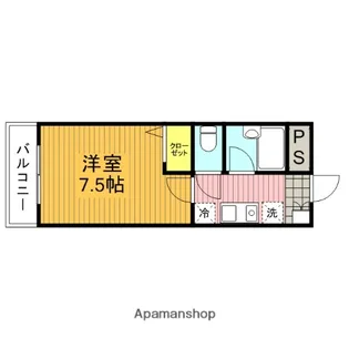 パルテノン綾瀬【2階】の間取り