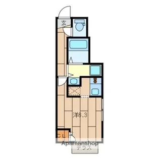 ヒメジオン五反野(916814)【1階】の間取り