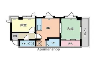 ランドフォレスト綾瀬【3階】の間取り