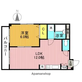 モア・ウイング【1階】の間取り