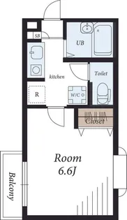 ベルダ・ビレッジオⅡ【2階】の間取り