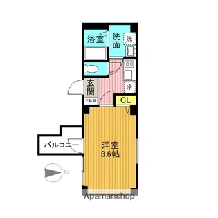 東京都足立区谷中3丁目【マンション】の間取り