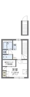 レオパレス松島【2階】の間取り