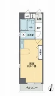 カーサグラン東向島【6階】の間取り