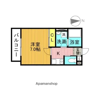 エスパーダ堀切菖蒲園【3階】の間取り