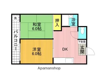 アネックス平井【1階】の間取り