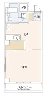 ハイブリッジA【2階】の間取り