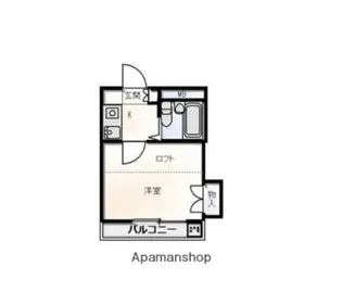 五反野ハイツ【2階】の間取り