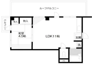 八田ビル【4階】の間取り