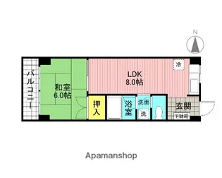 東陽マンション【3階】の間取り