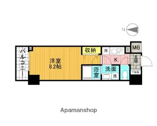 ブライズ亀戸DUE【7階】の間取り