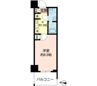 MFPRコート木場公園【9階】の間取り