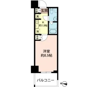 MFPRコート木場公園【10階】の間取り